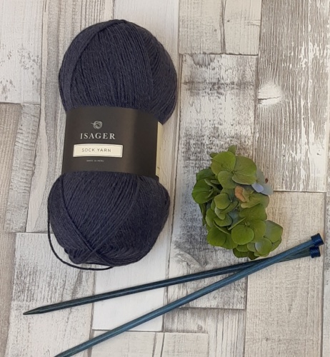 Isager Luxury Sock Yarn 100g - Slate